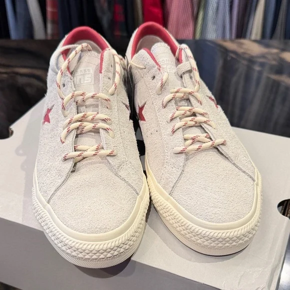 Converse Kids Sneakers - Red and White - Picture 3 of 5